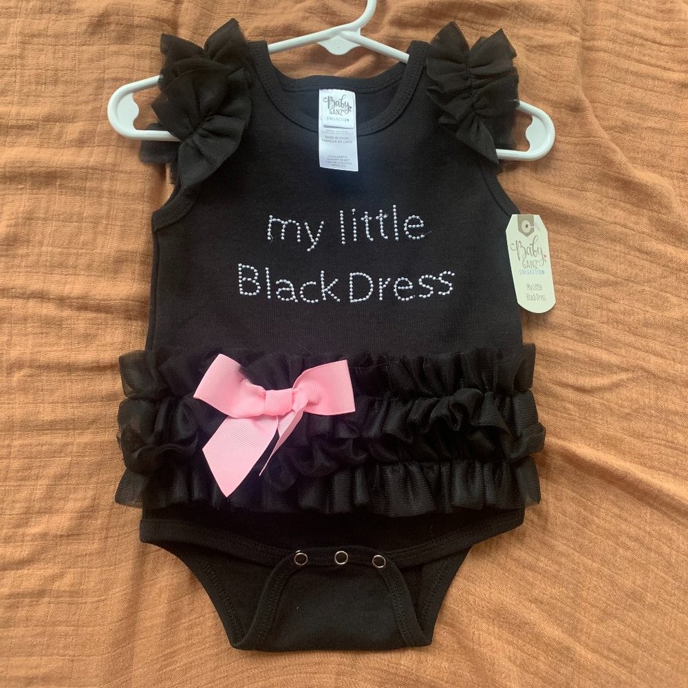 NWT Little Black Dress 6-12m